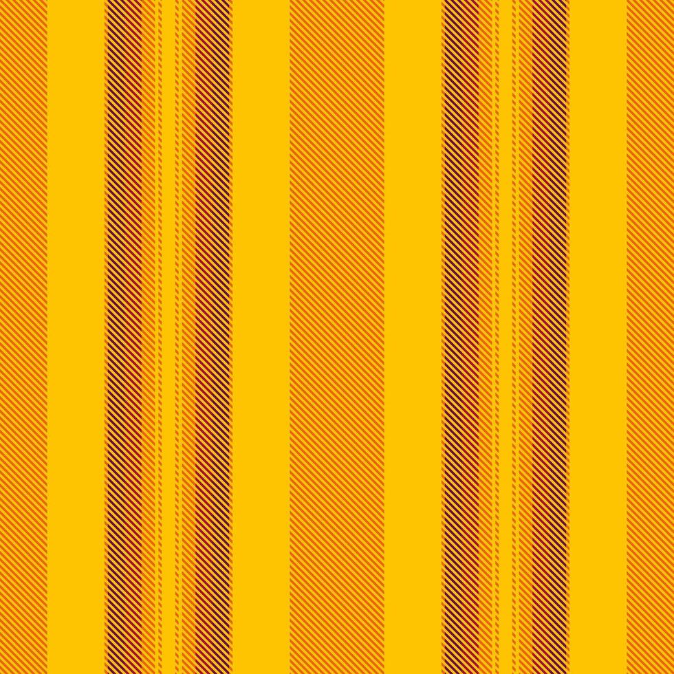 Pug texture background , geometrical fabric stripe lines. Coom vertical seamless textile pattern in golden poppy and bright colors. vector