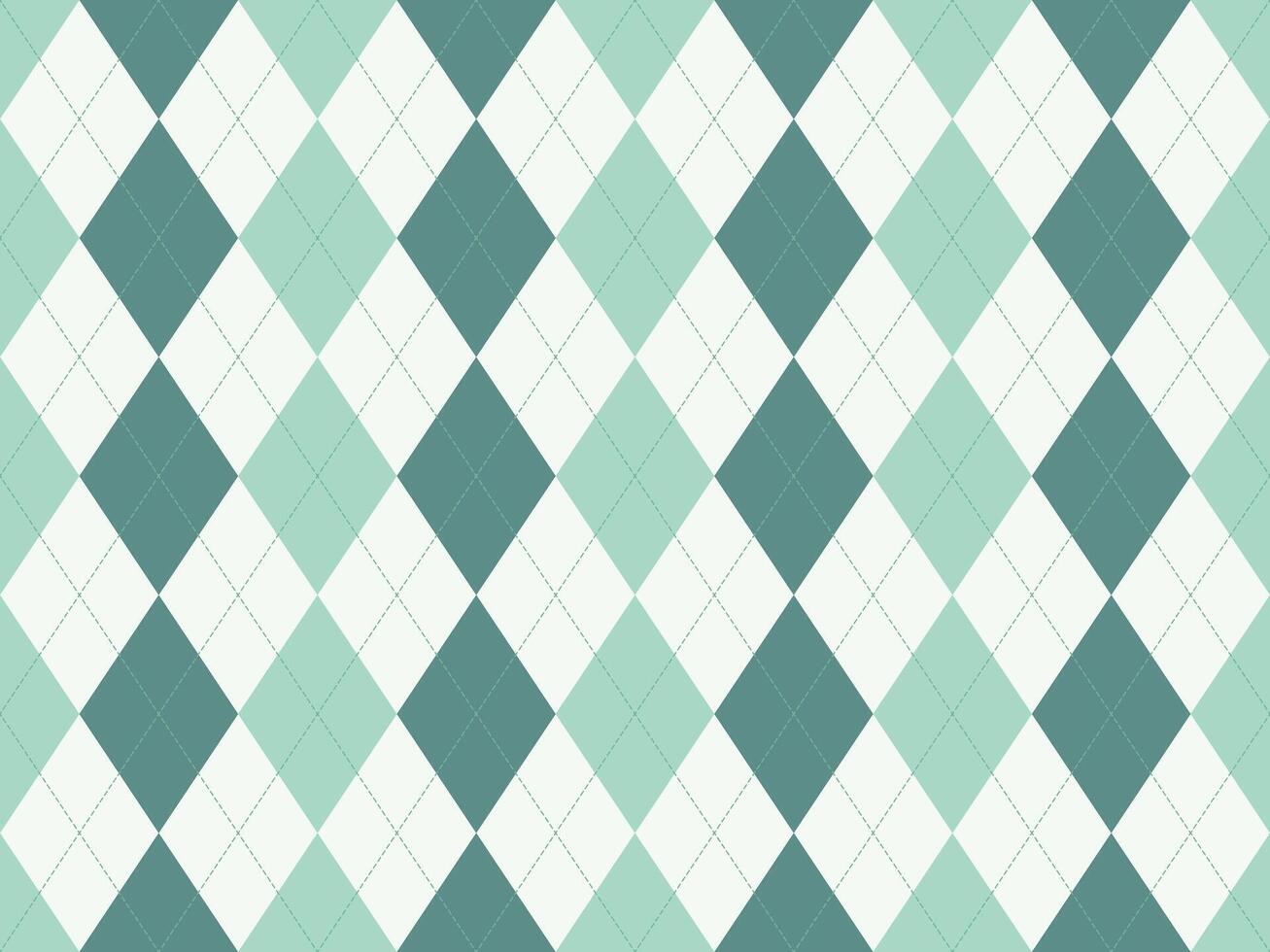 Elegant mint and teal argyle pattern. Perfect for websites, presentations, or textile design. vector