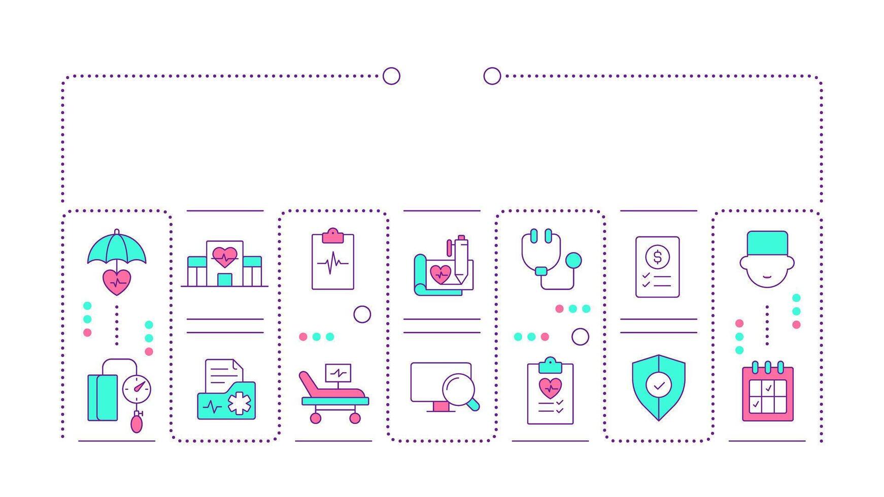Utilization review word concept isolated on white. Providing qualitative healthcare service for patients. Creative illustration banner surrounded by editable line colorful icons vector