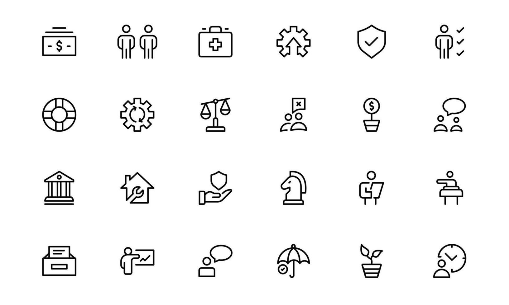 Social Policy Icon Set packup - High-Quality Graphics for Community, Inclusion, and Advocacy-Themed Projects vector