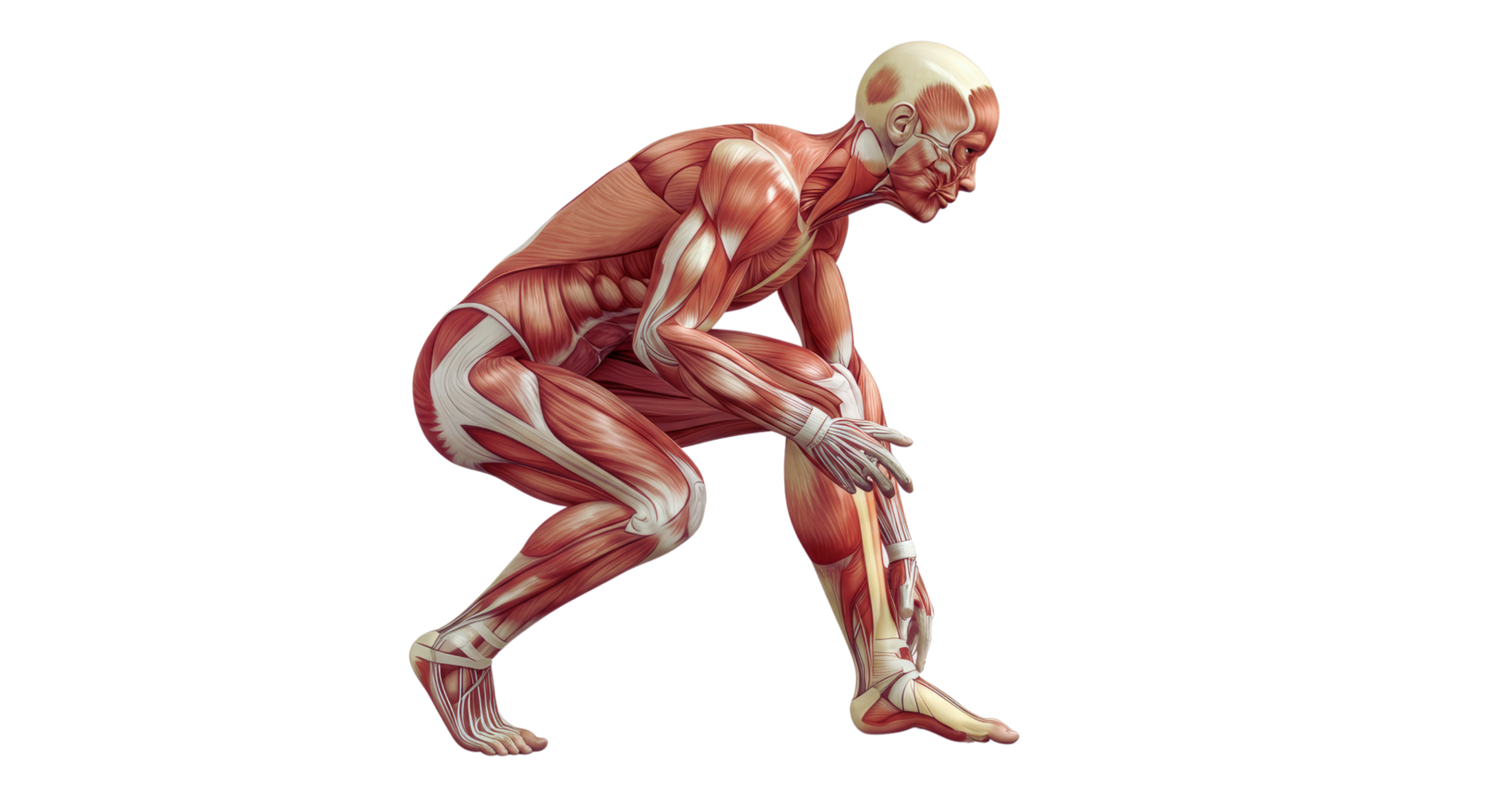 The muscles of the human body png