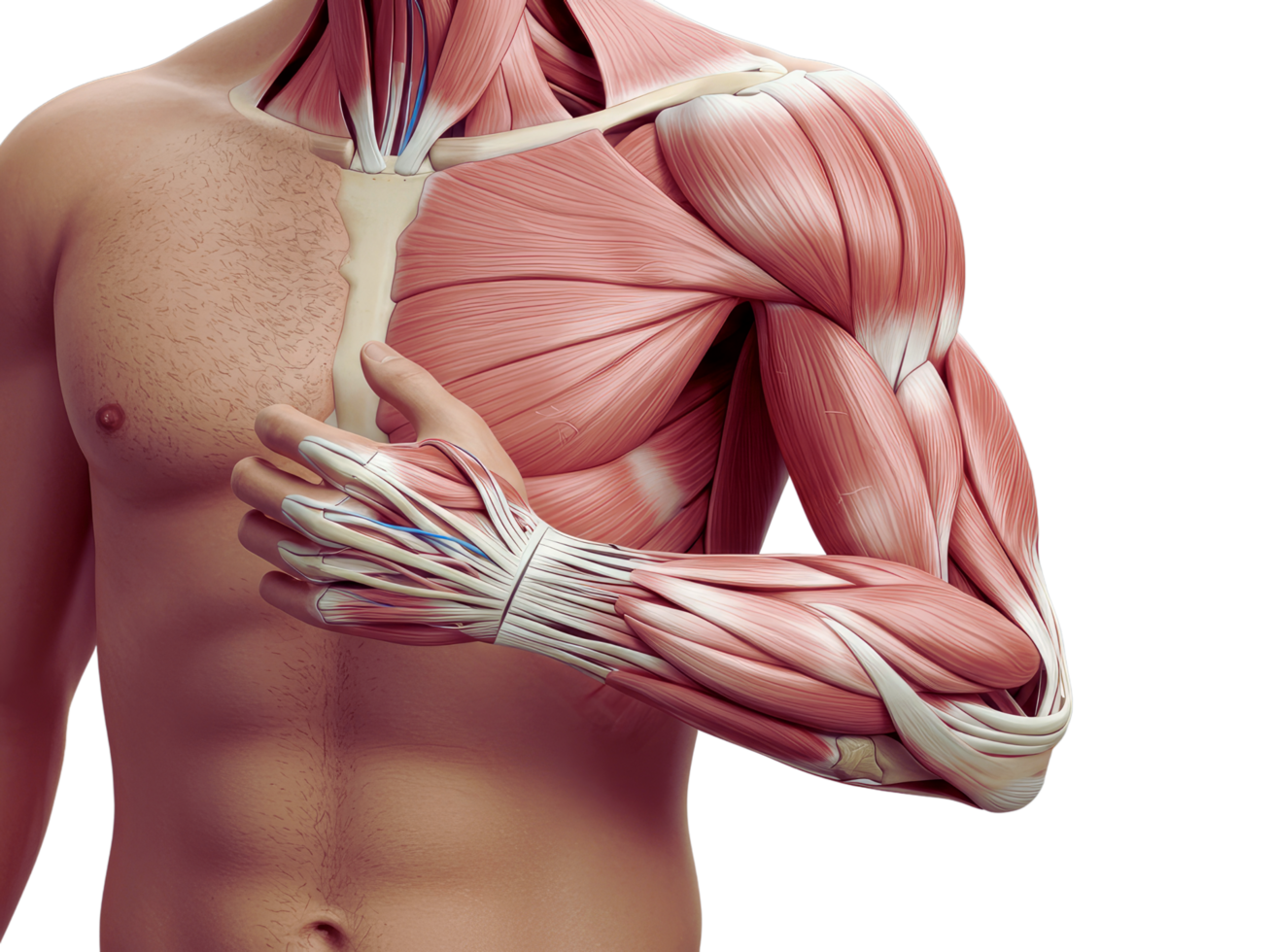 The muscles of the arm and shoulder png