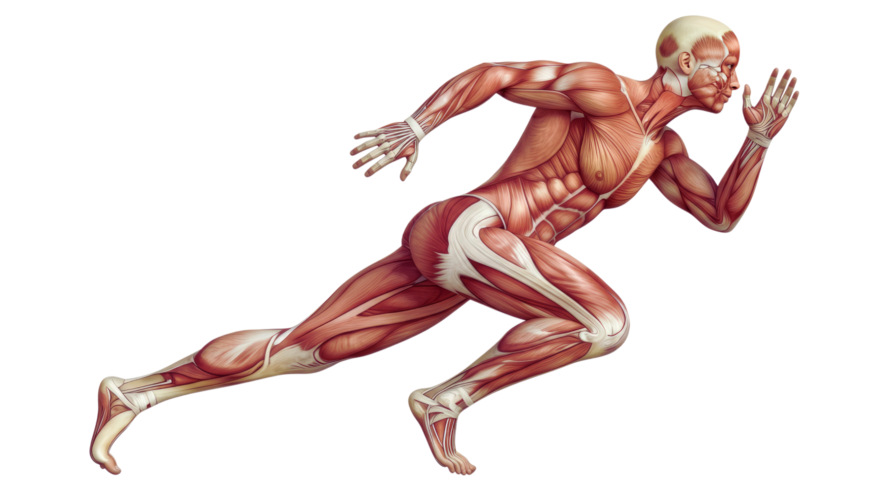 The muscles of the human body png