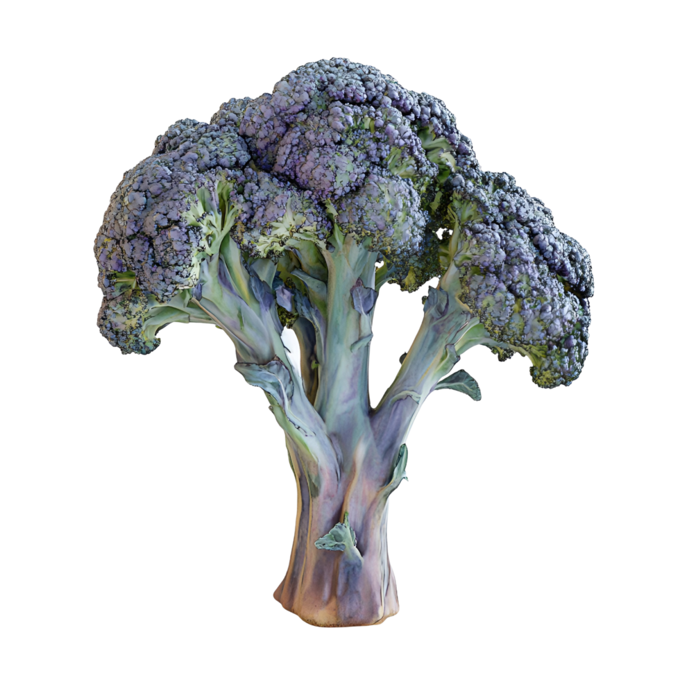 Nutritious Broccoli Florets High-Quality Transparent Background png
