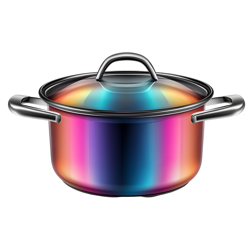 colorful pot on transparent background png