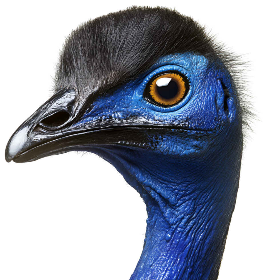 Beautiful Exotic Bird Face Transparent Background png