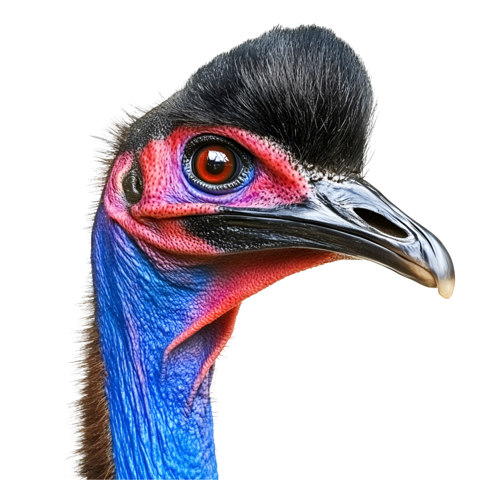 Exotic Tropical Bird Close Up Transparent Background png