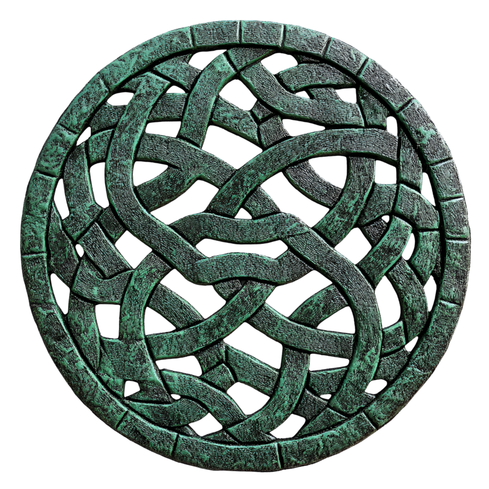 Endless Loop Celtic Knot Circular Tribal Art Transparent Background png
