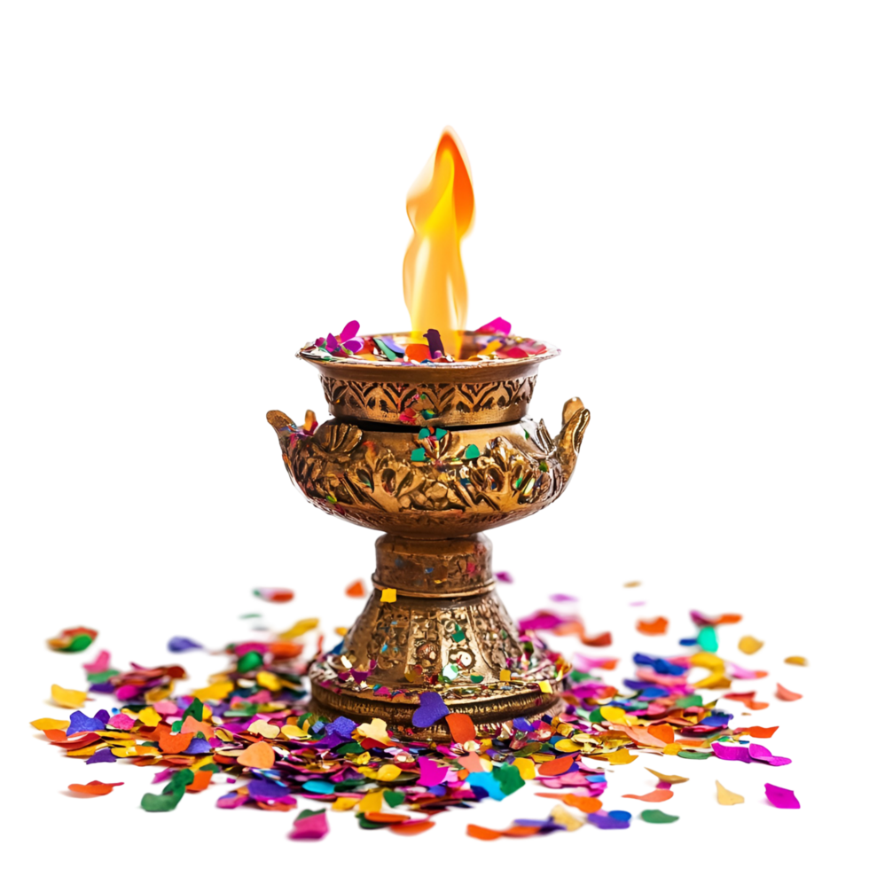 3D Vibrant Decorative Lantern For Festivals On Transparent Background png
