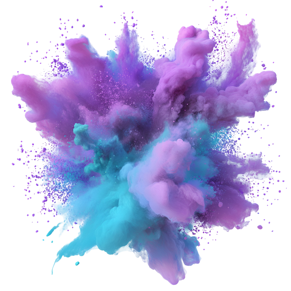 Abstract Fluid Splashes Isolated Transparent Background png