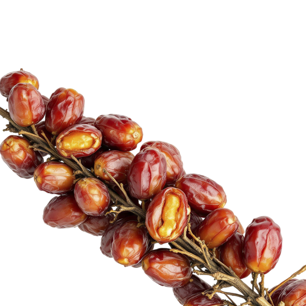 Date palm fruit on a branch png