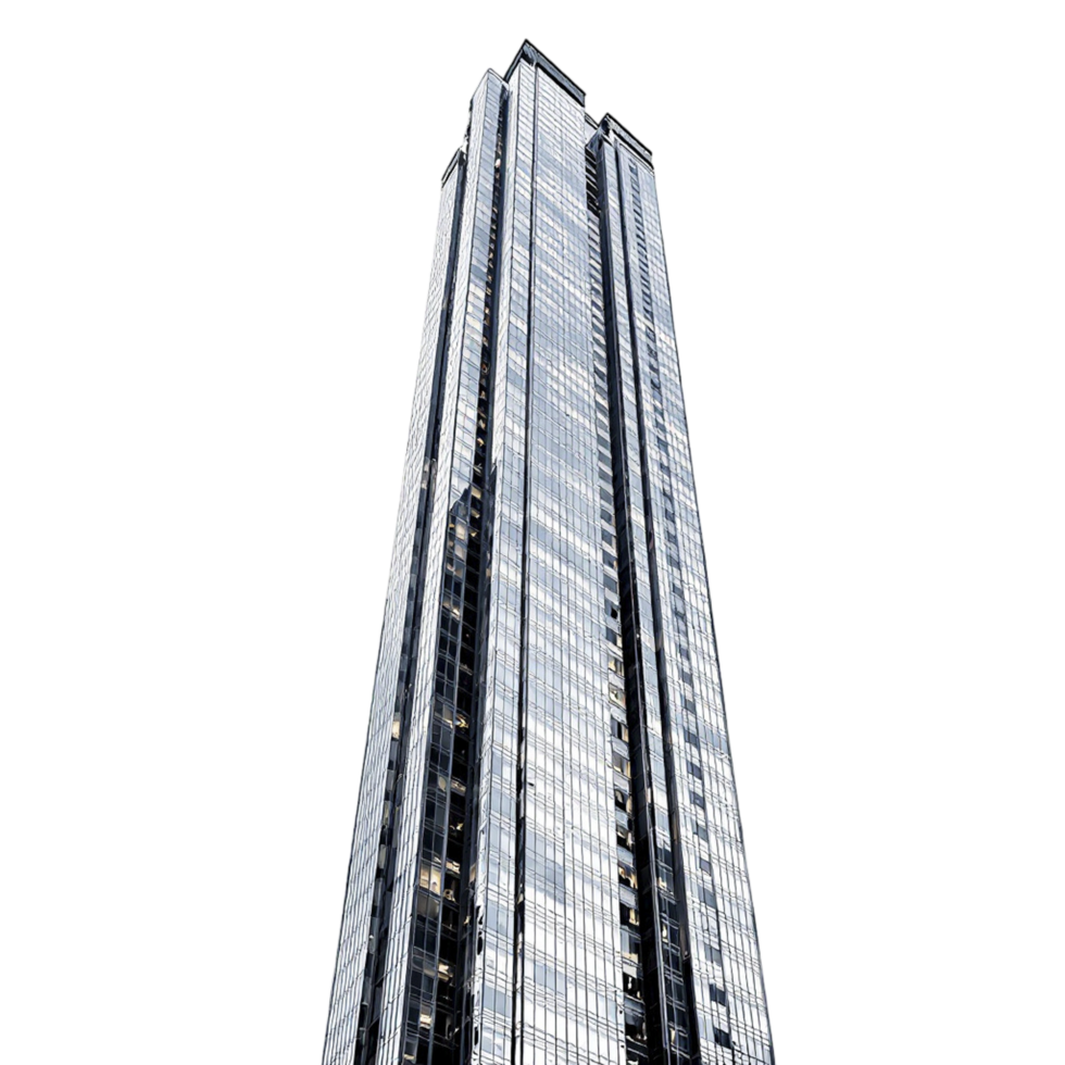 A tall building with a lot of windows on it png