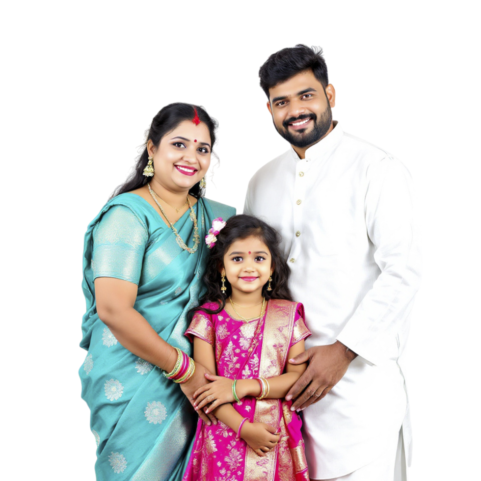 A family posing for a photo png