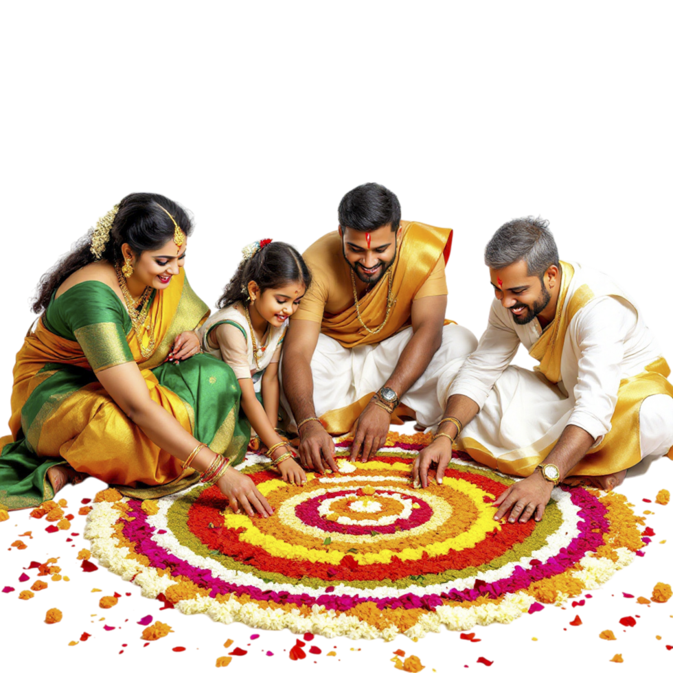 A family of four png