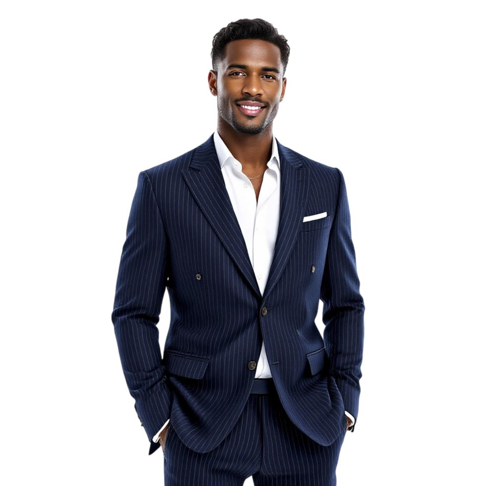 A man in a suit posing for a photo png