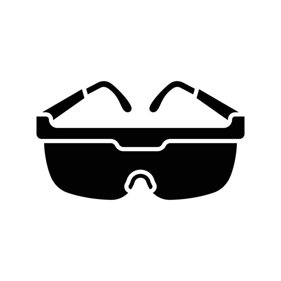 Minimalist Safety Eyewear Icons vector