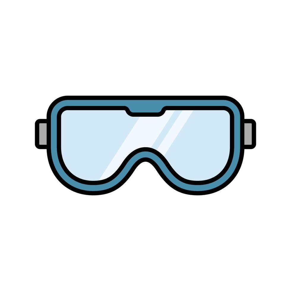 Protective Eyewear Icons vector