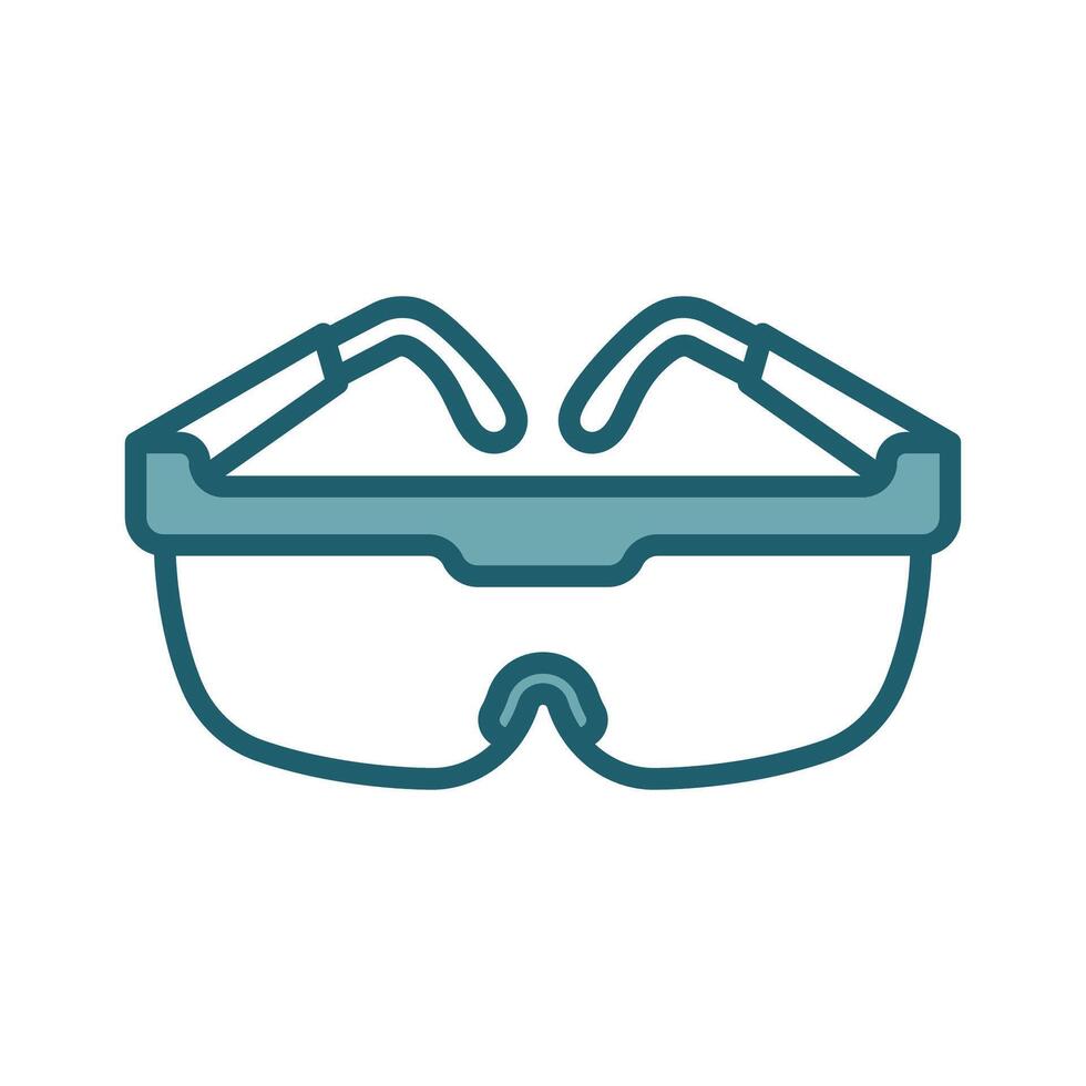 Modern Protective Glasses Symbol vector