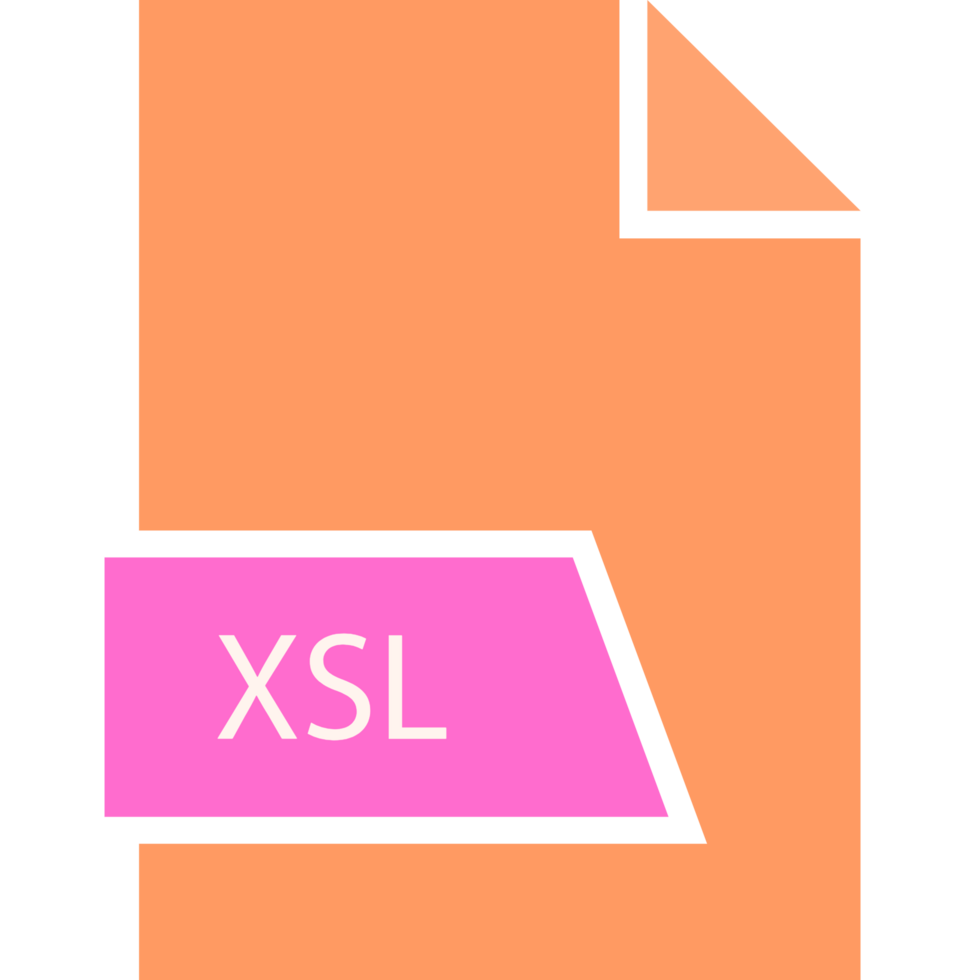 Xsl File Format Icon Shape png
