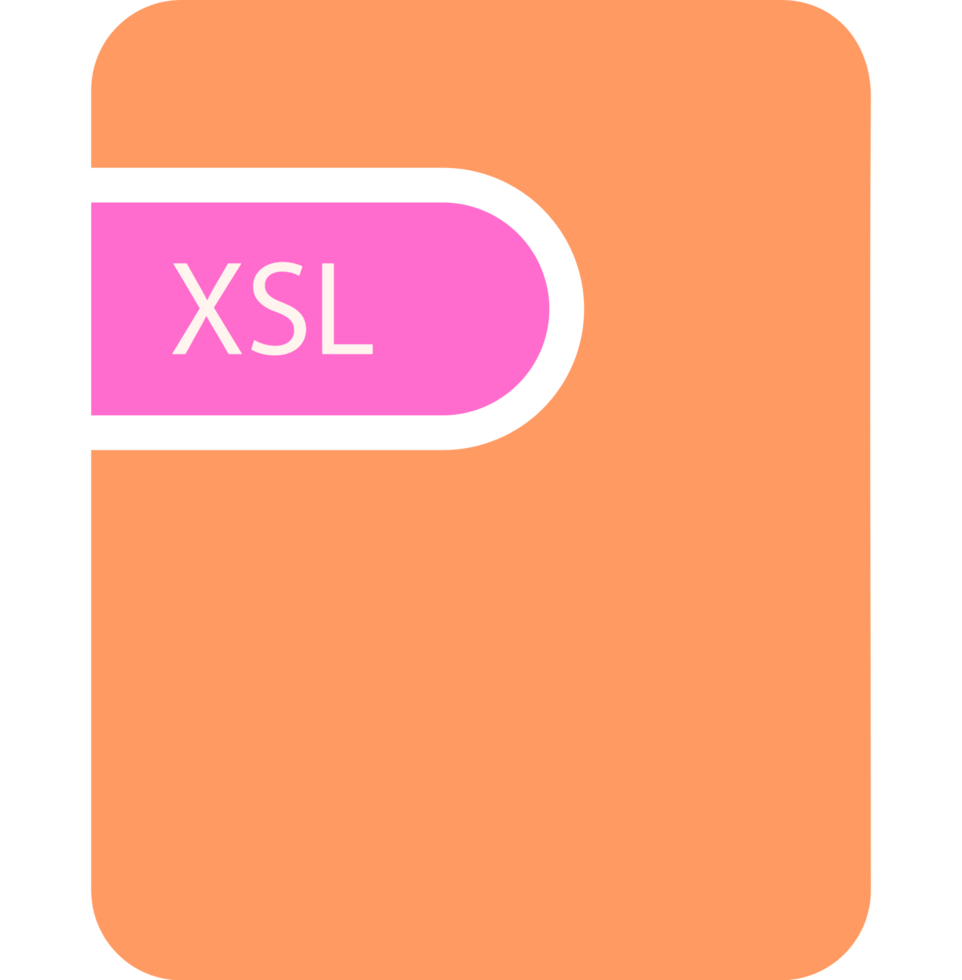 Xsl File Icon Black Fill And Empty For Symbol png