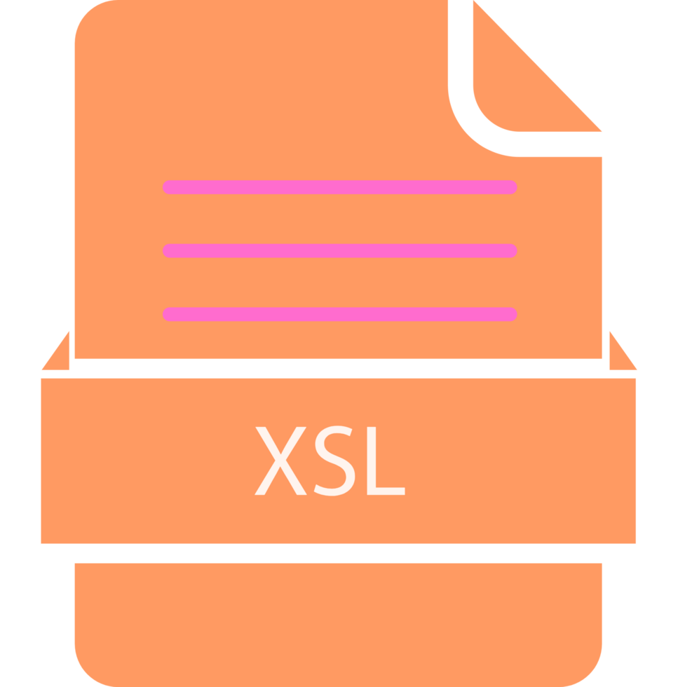 Xsl File Icon Black Color And Lines png