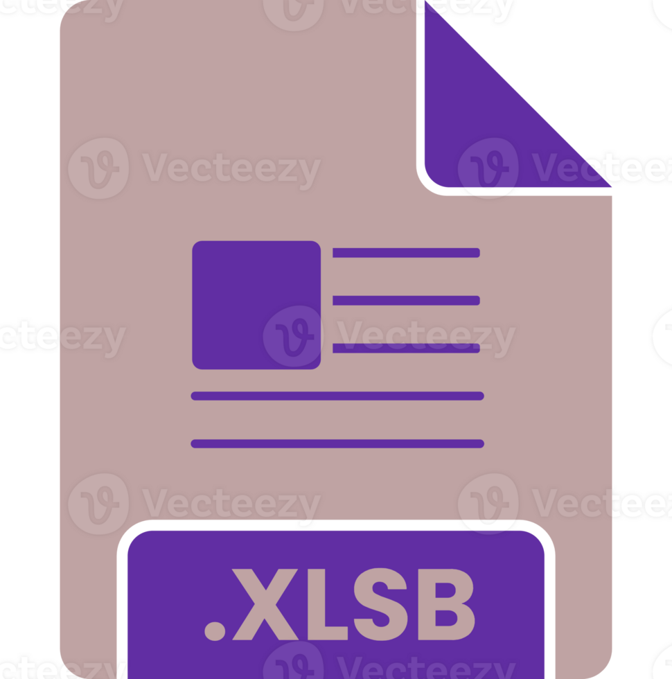 Xlsb File Minimall Icon Design Element png