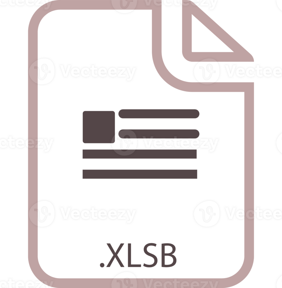 Xlsb File Icon With Symbol Art png