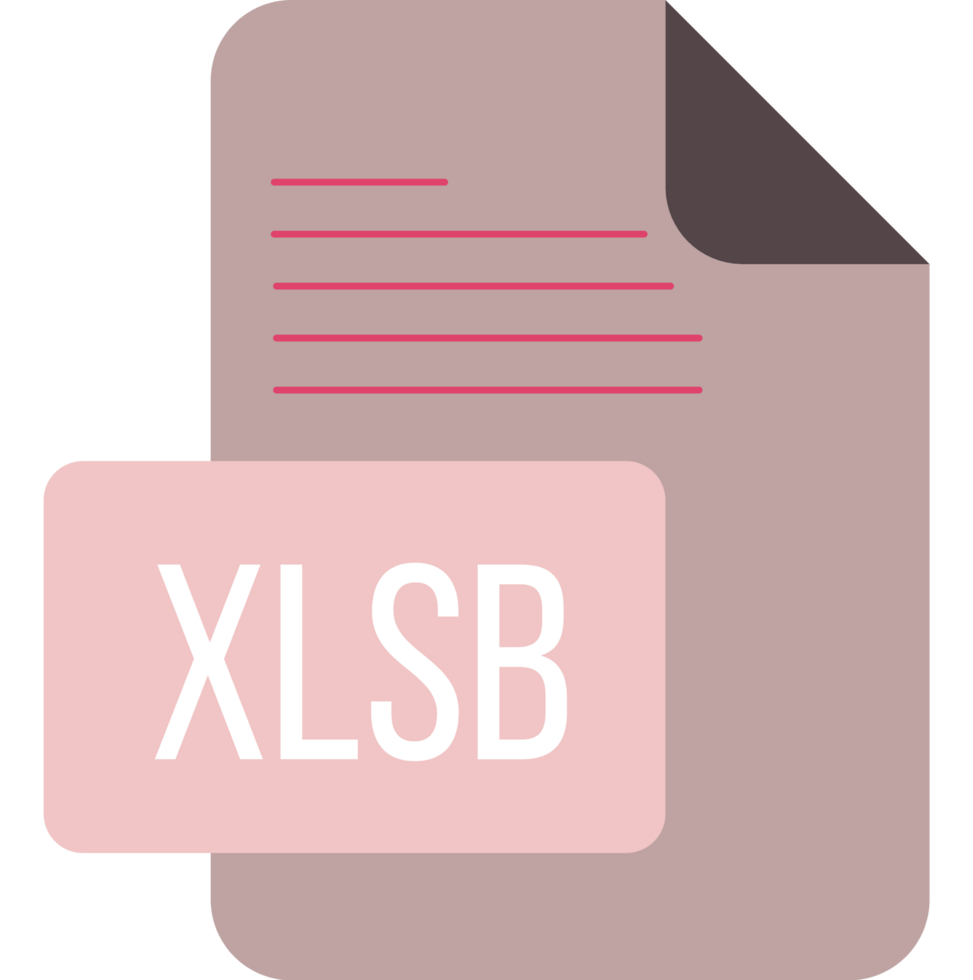 XLSB Icon file type png