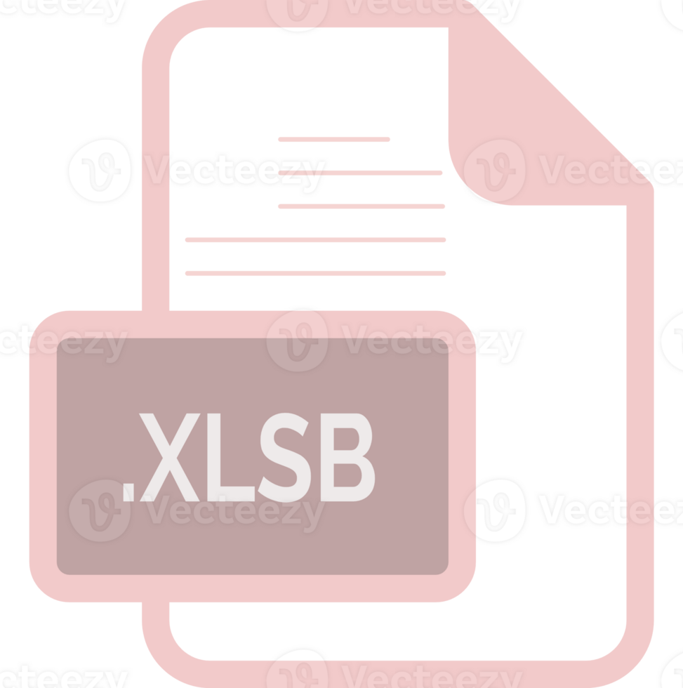 Xlsb File Extension Icon Color Fill Rounded Corners Inside Transparent Art png
