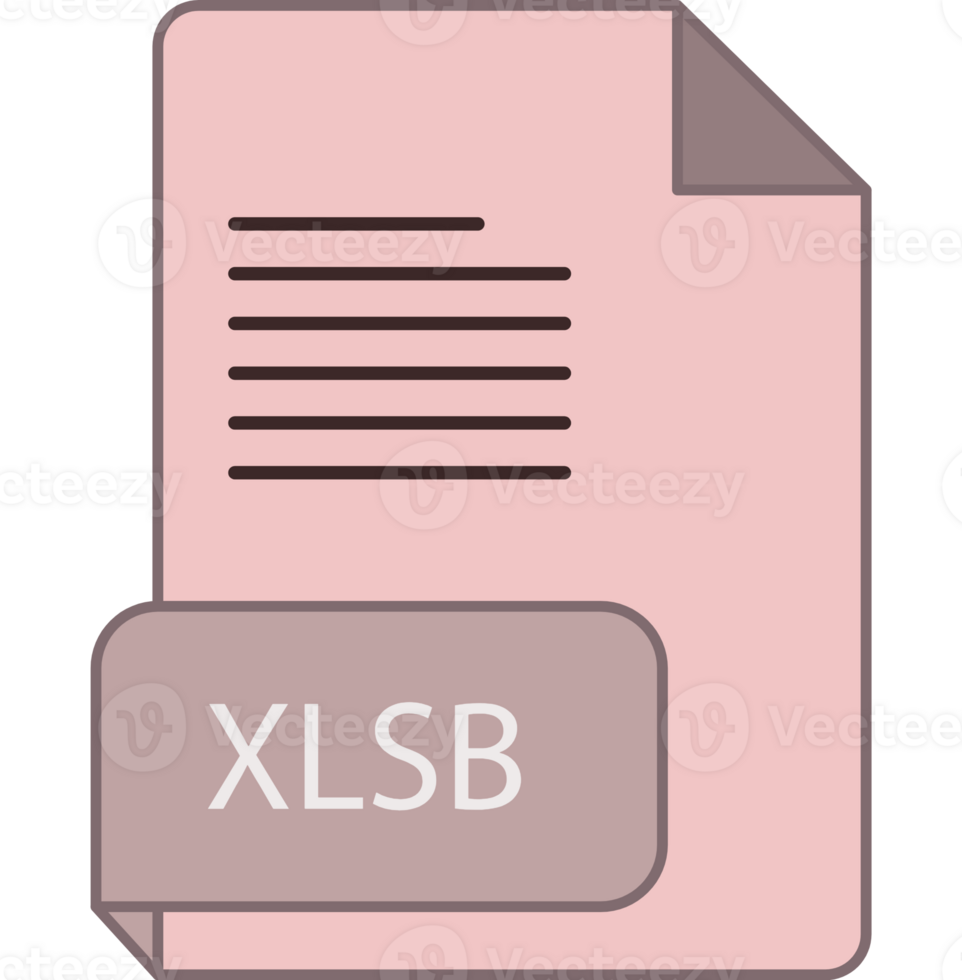 Xlsb File Extension Icon Rounded Lines And Crisp Corners Art png