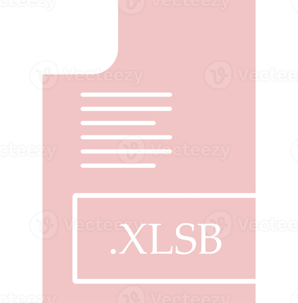 Creative Xlsb File Format Icon Fill Insidse With Symbol Graphic png