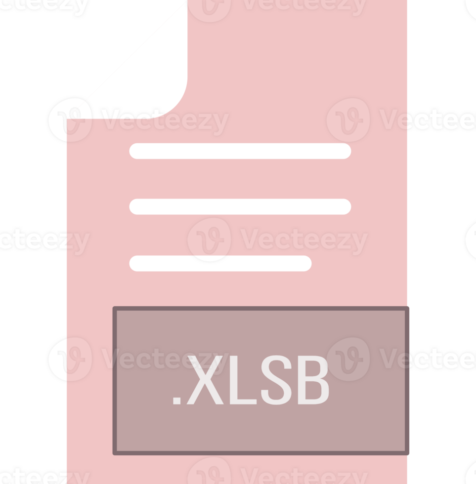 Modern Xlsb File Format Icon Outline And Fill png