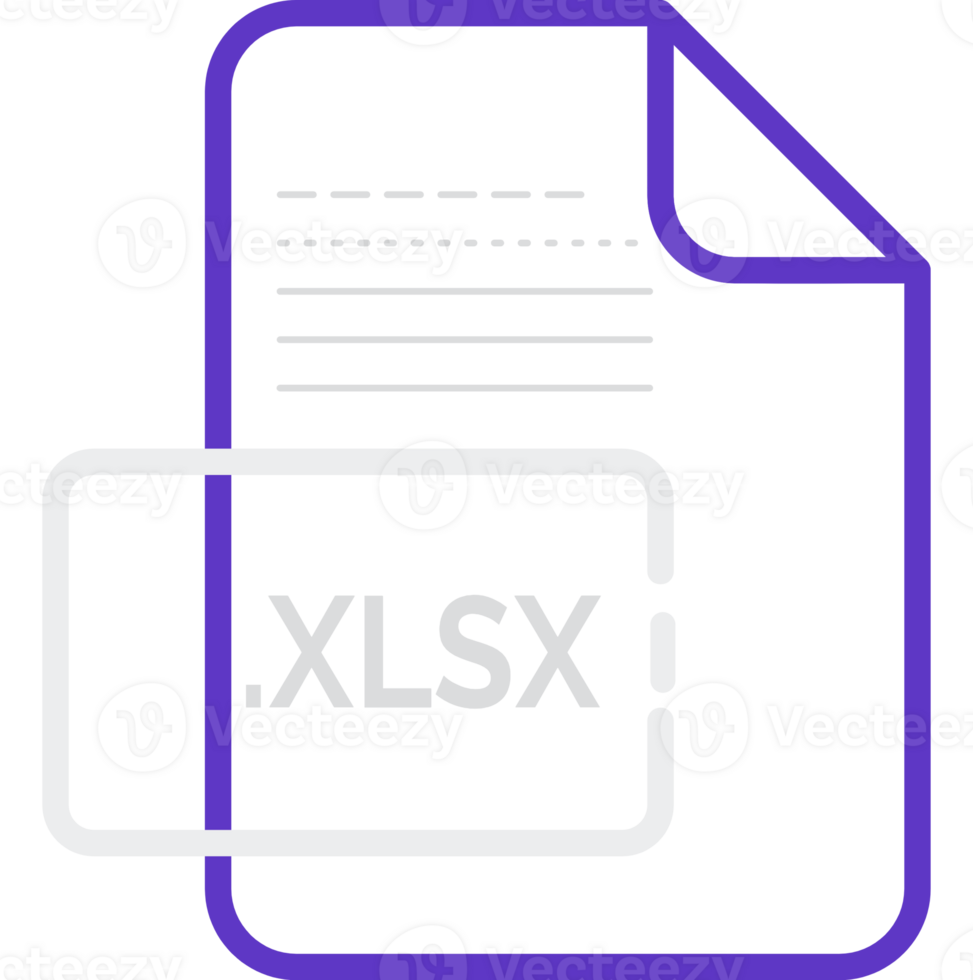 Xlsx File Extension Icon Little Dot And Color Fill png