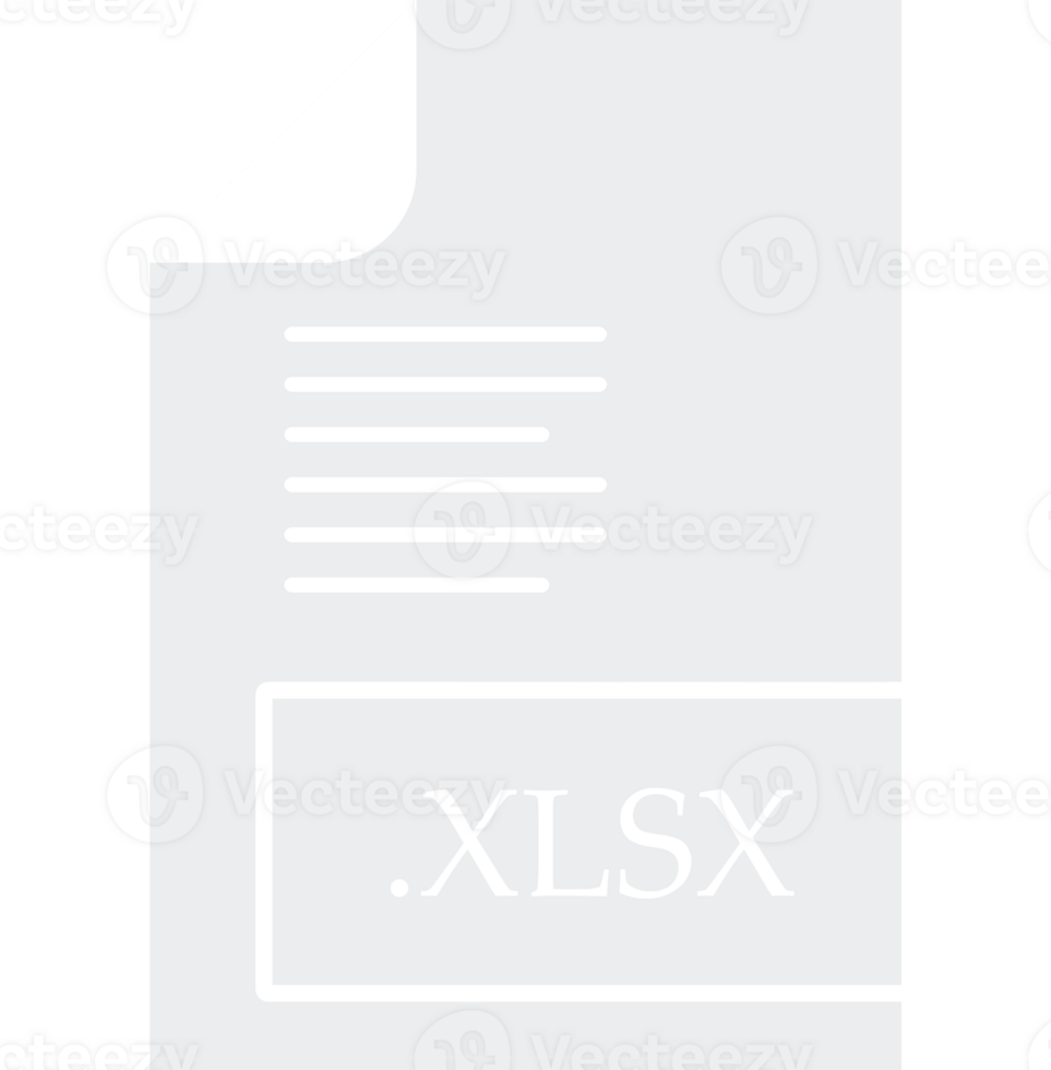 Xlsx File Format Icon Fill Insidse With Symbol png