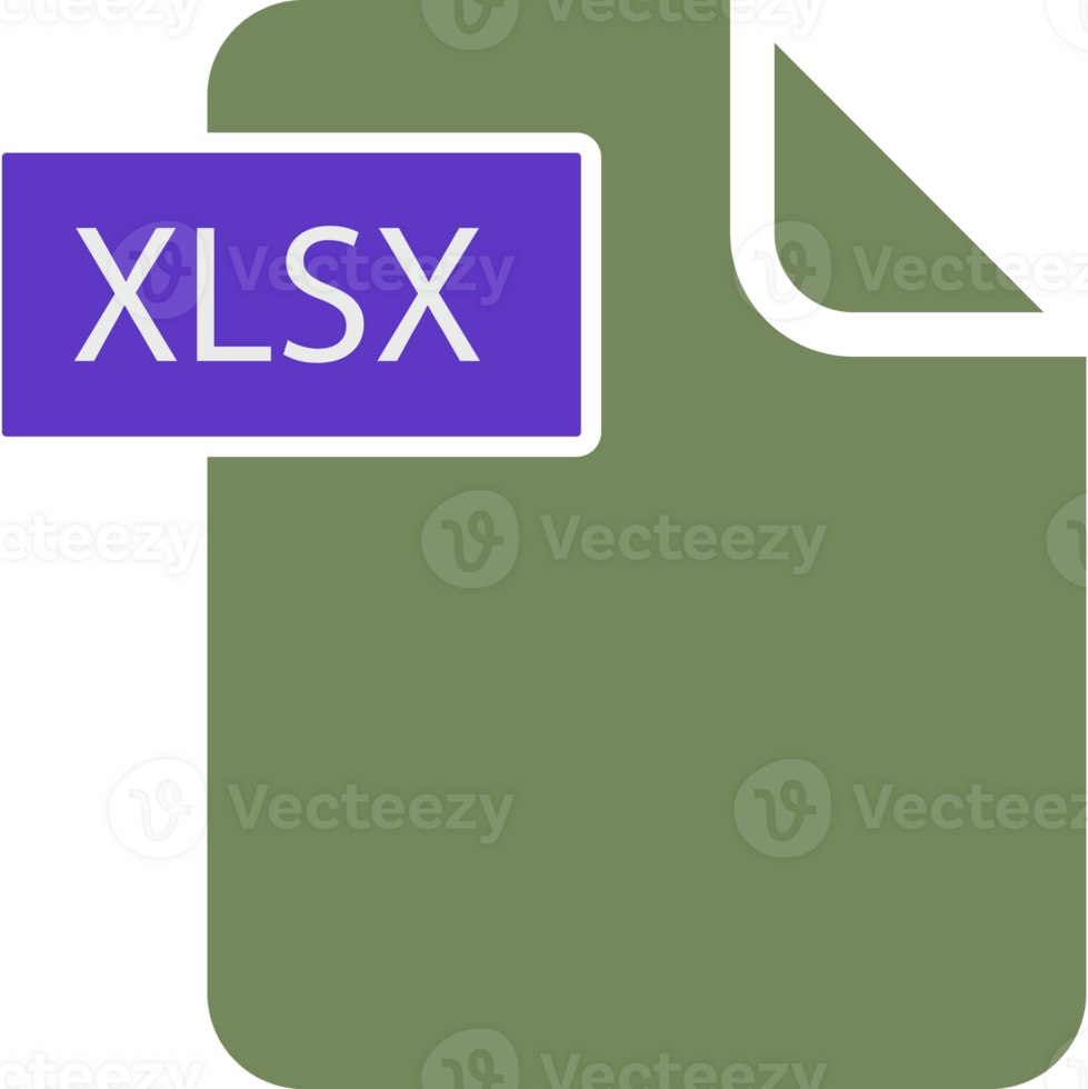 Xlsx File Format Icon Rounded Shapes And Spacing png