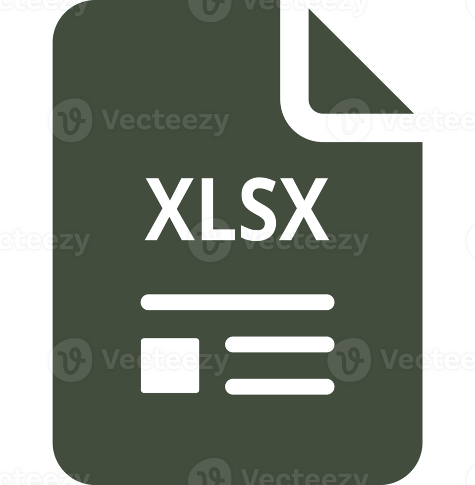 Xlsx Ip File Transparent Icon png