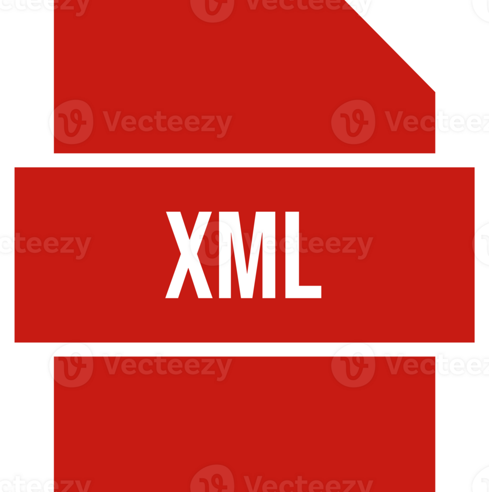 Modern Xml Icon Crisp Corner With Transparent Center png