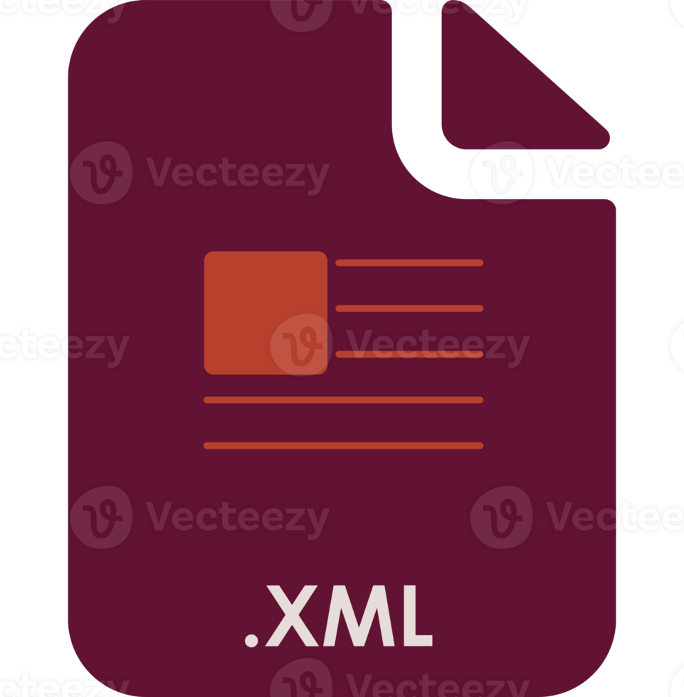 Modern Xml Inside Fill Icon With Minimal Lines And Rectangle png