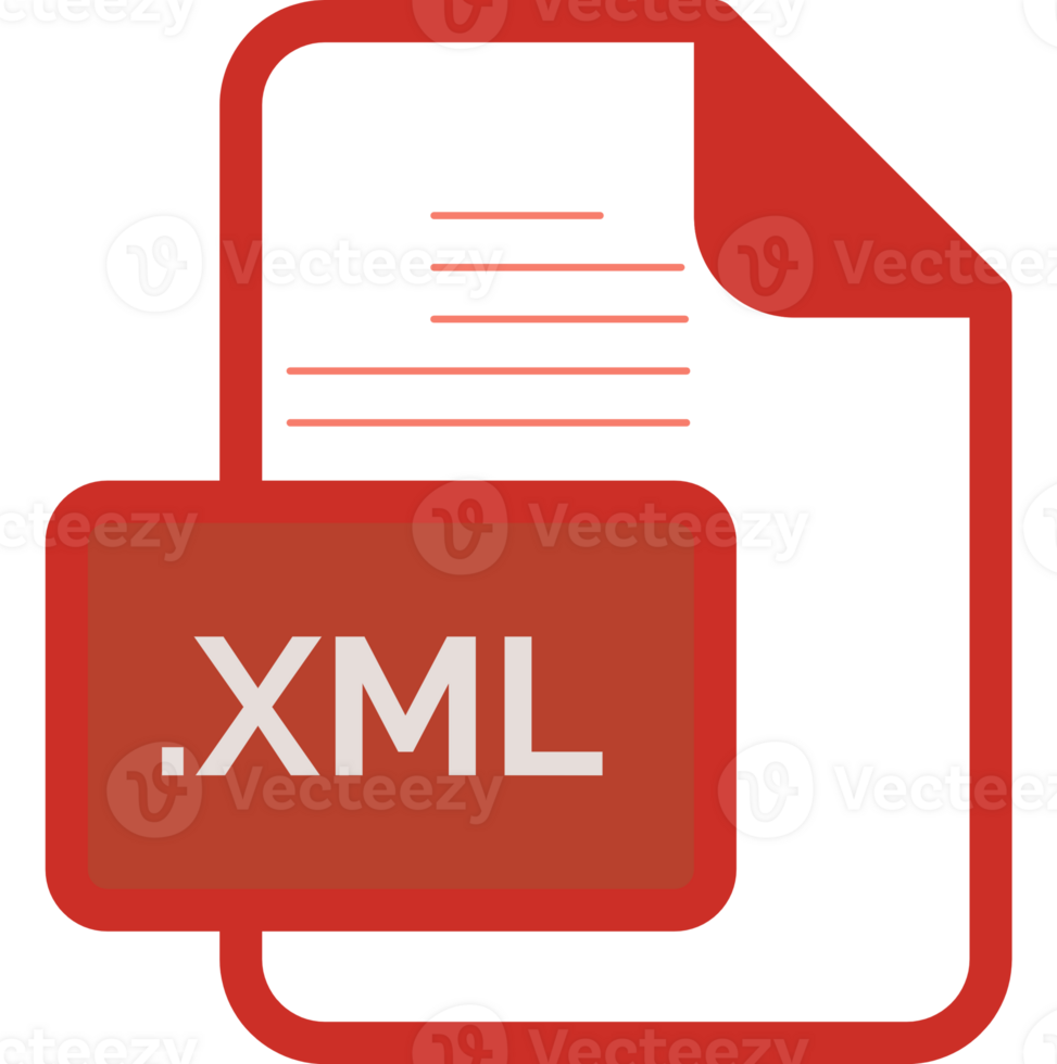 Creative Xml File Extension Icon Color Fill Rounded Corners Inside Transparent Graphic png