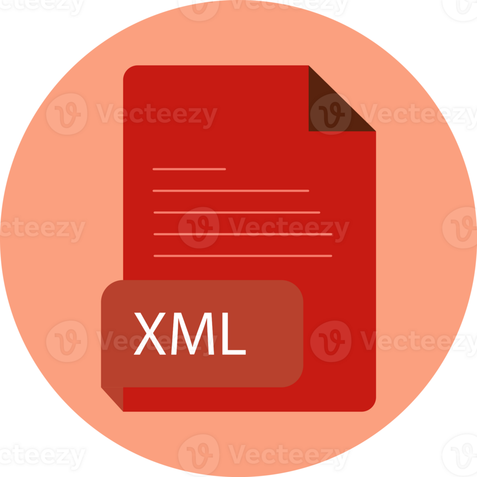 Xml File Extension Icon Black Color Crisp Corners Circular Shape Art png