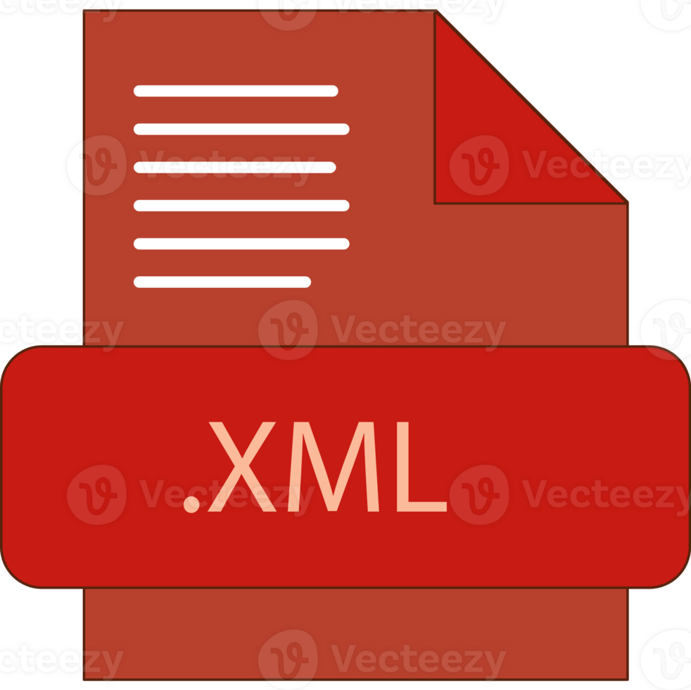 Xml File Extension Icon Fill And Bebes Writting Design Element png