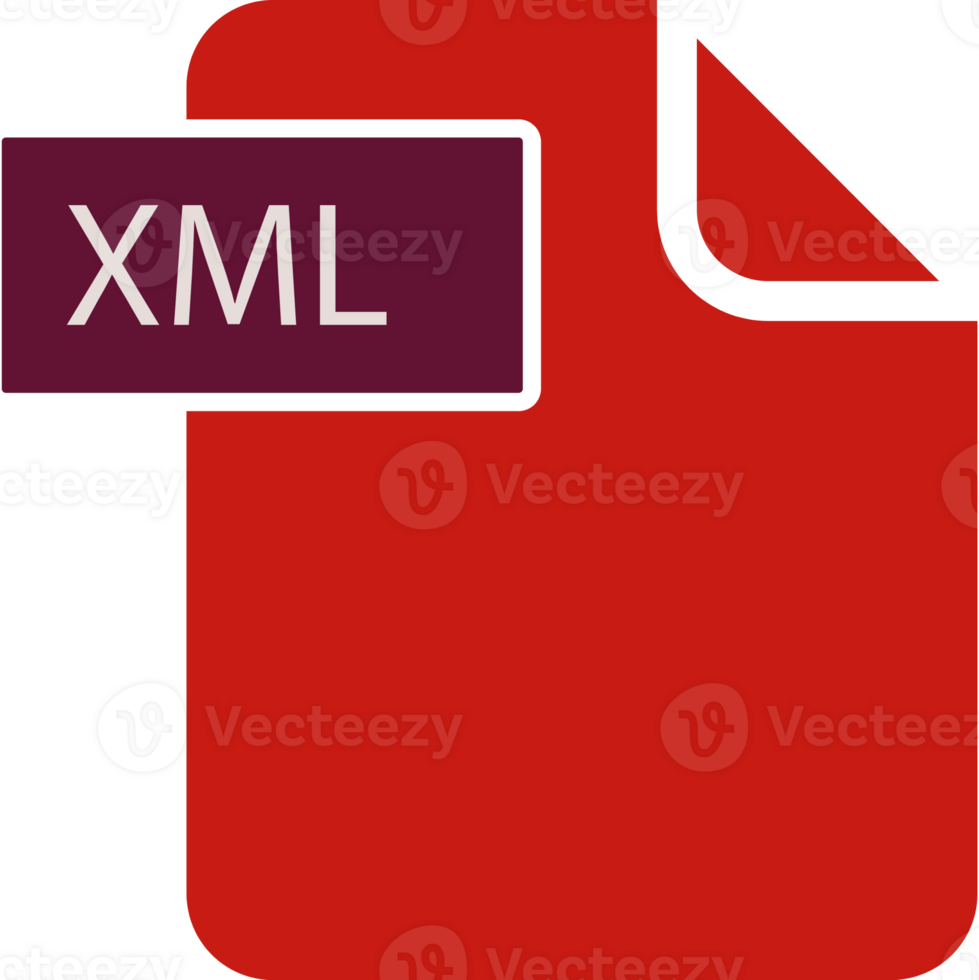 Xml File Format Icon Rounded Shapes And Spacing Illustration png