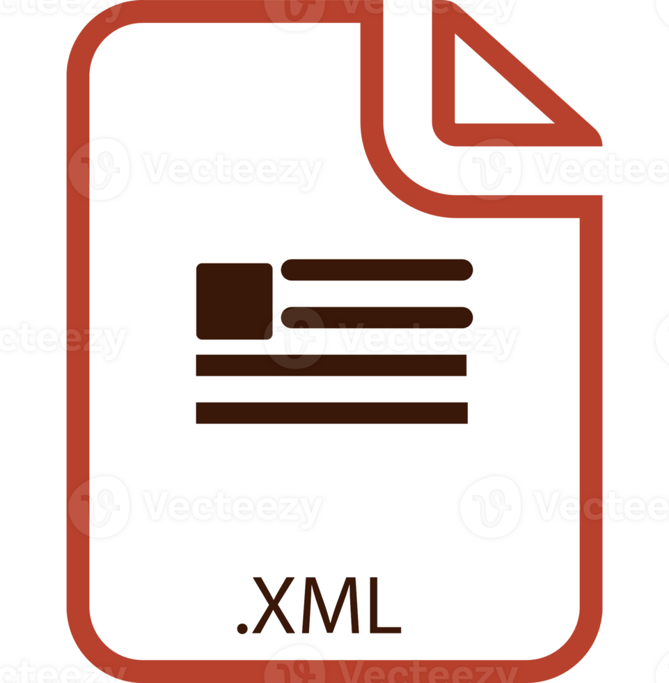 Xml File Icon With Symbol Design Element png