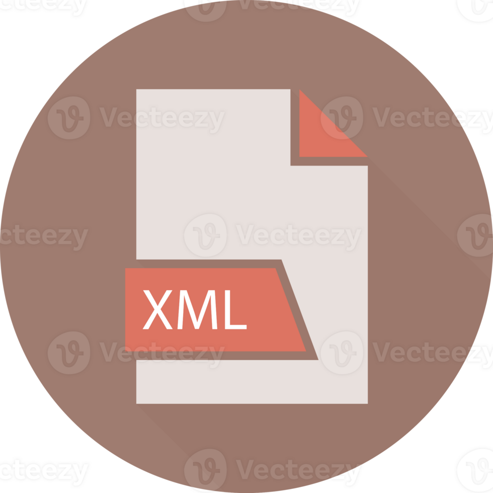 Xml File Format Icon Space In Shapes And Circular Shape Outside Art png