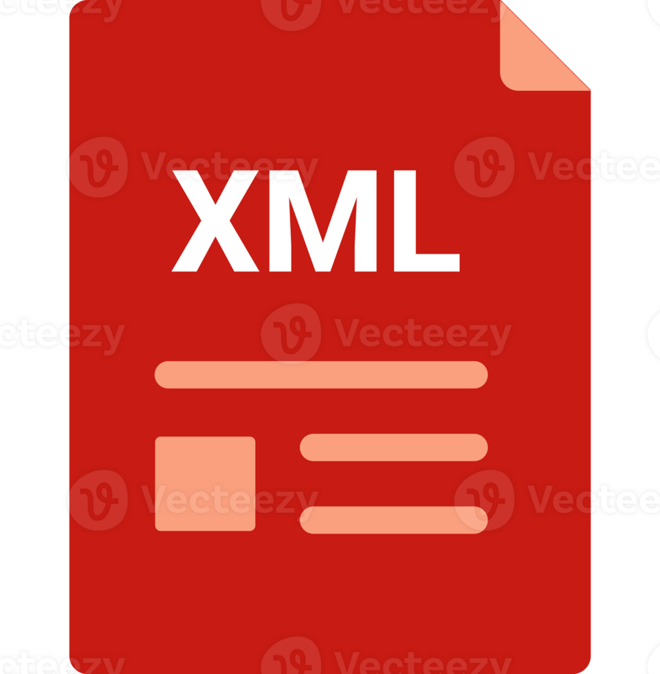 Xml File Icon With Symbols Design Element png