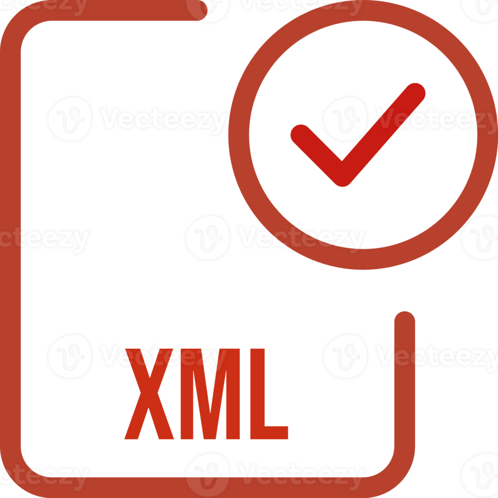 Xml File Icon With Checked Mark Art png