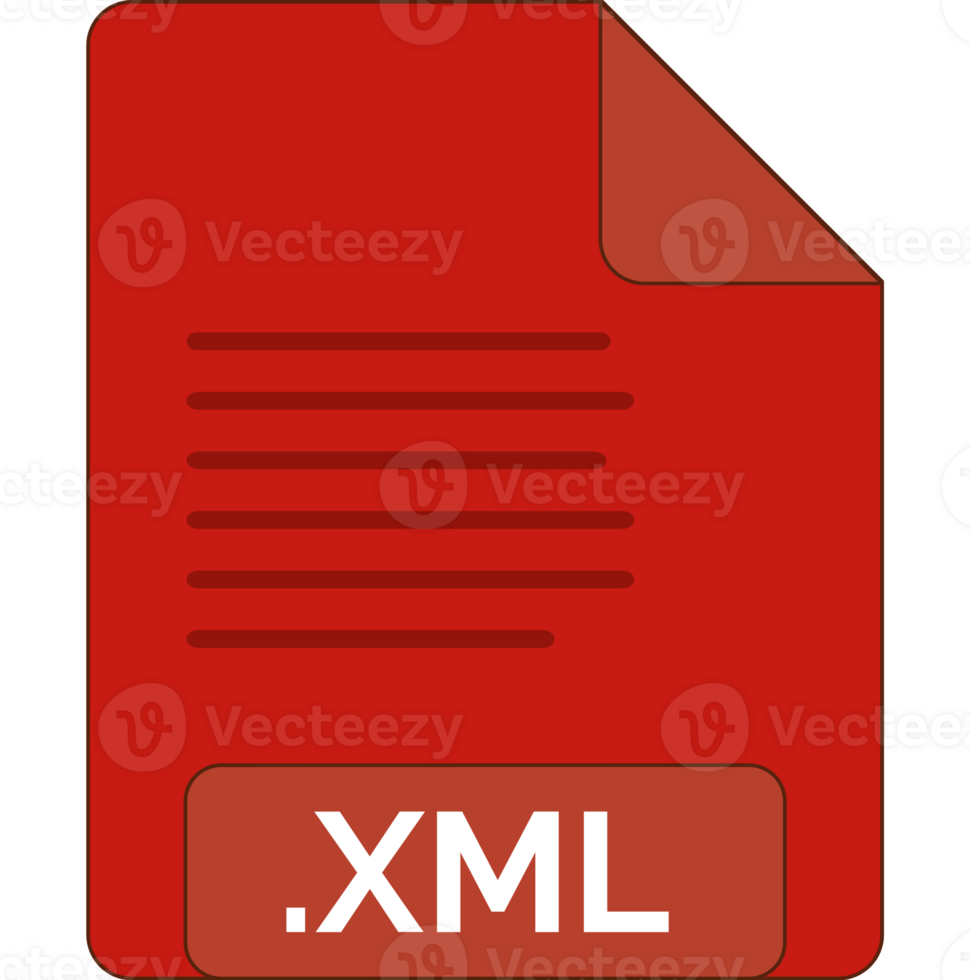 Creative Xml File Icon Minimal Fill Graphic png