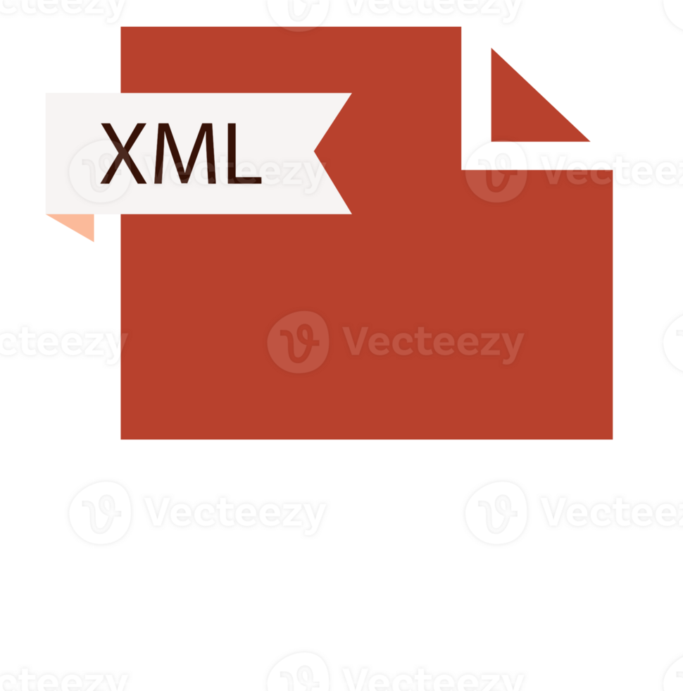 Xml File Format Icon Roe Color Fill Design Element png