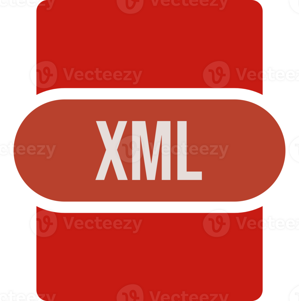 Xml File Extension Icon Rounded And Color Fill Art png