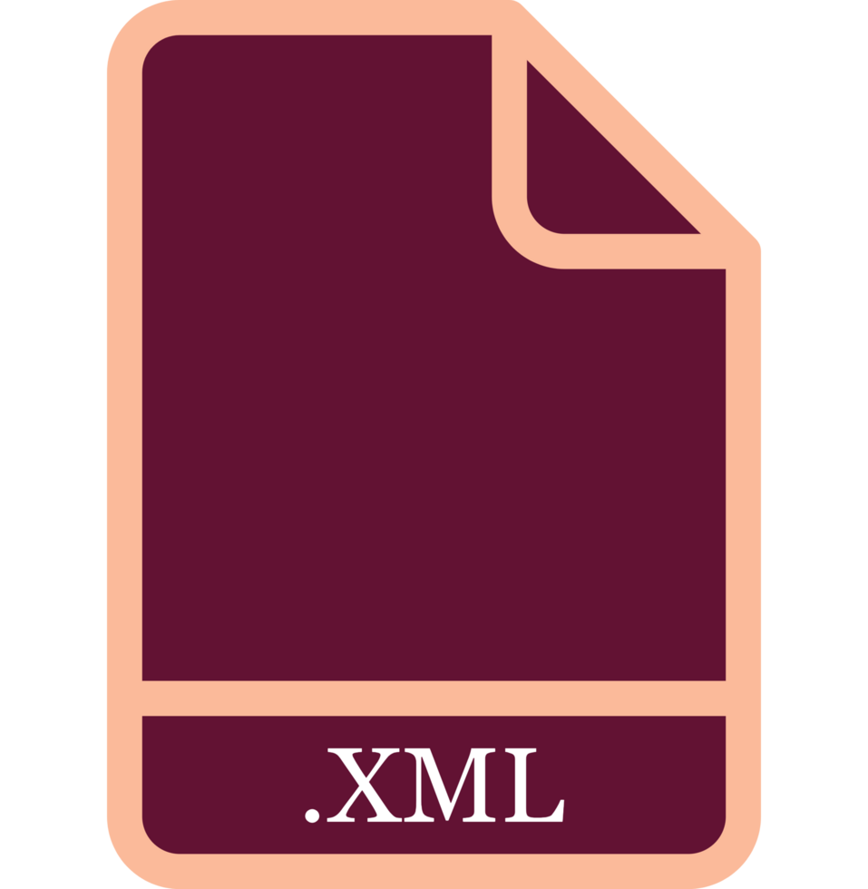 Xml File Icon With filled icon png